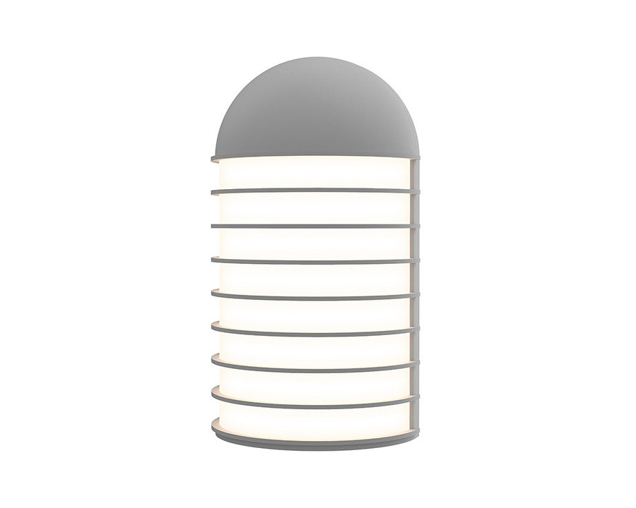 Sonneman Lighthouse LED Sconce - Textured Gray, Big