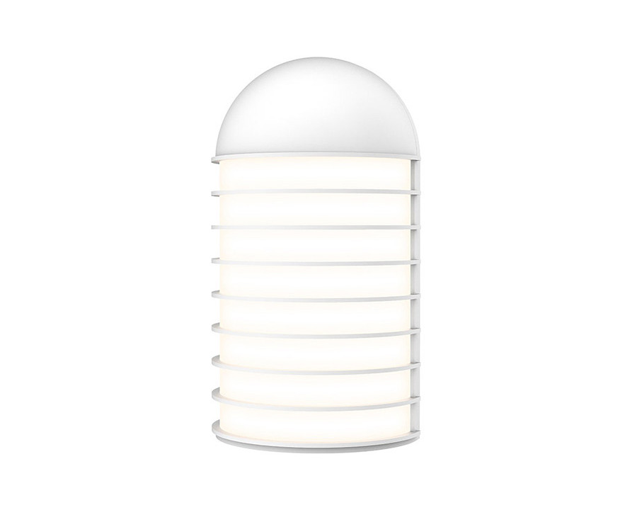 Sonneman Lighthouse LED Sconce - Textured White, Big