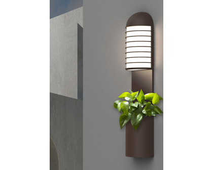 Sonneman Lighthouse LED Planter Sconce - Textured Bronze