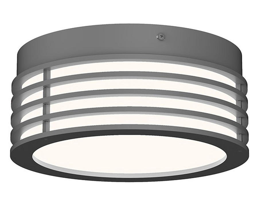 Sonneman Marue LED Surface Mount - Textured Gray, 7", Round