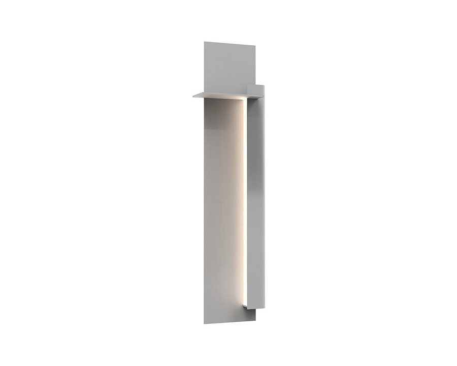 Sonneman Backgate LED Sconce - Textured Gray, 30", Right