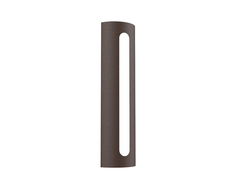 Sonneman Porta LED Sconce - Textured Bronze, 18"