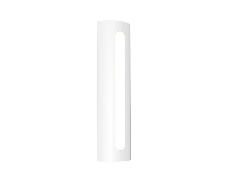 Sonneman Porta LED Sconce - Textured White, 18"