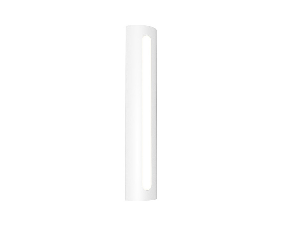 Sonneman Porta LED Sconce - Textured White, 24"