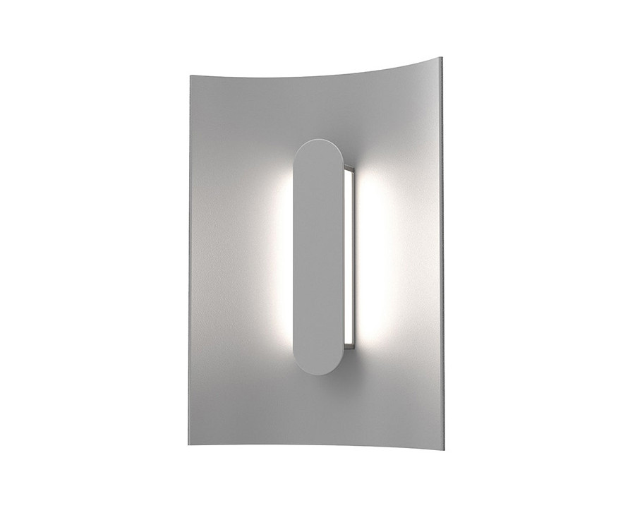 Sonneman Tairu LED Sconce - Textured Gray, 8"