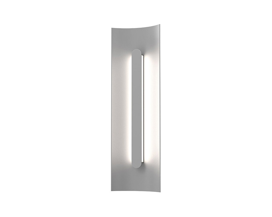 Sonneman Tairu LED Sconce - Textured Gray, 18"