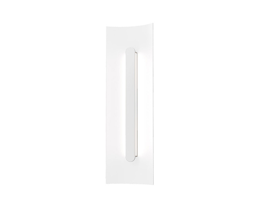 Sonneman Tairu LED Sconce - Textured White, 18"