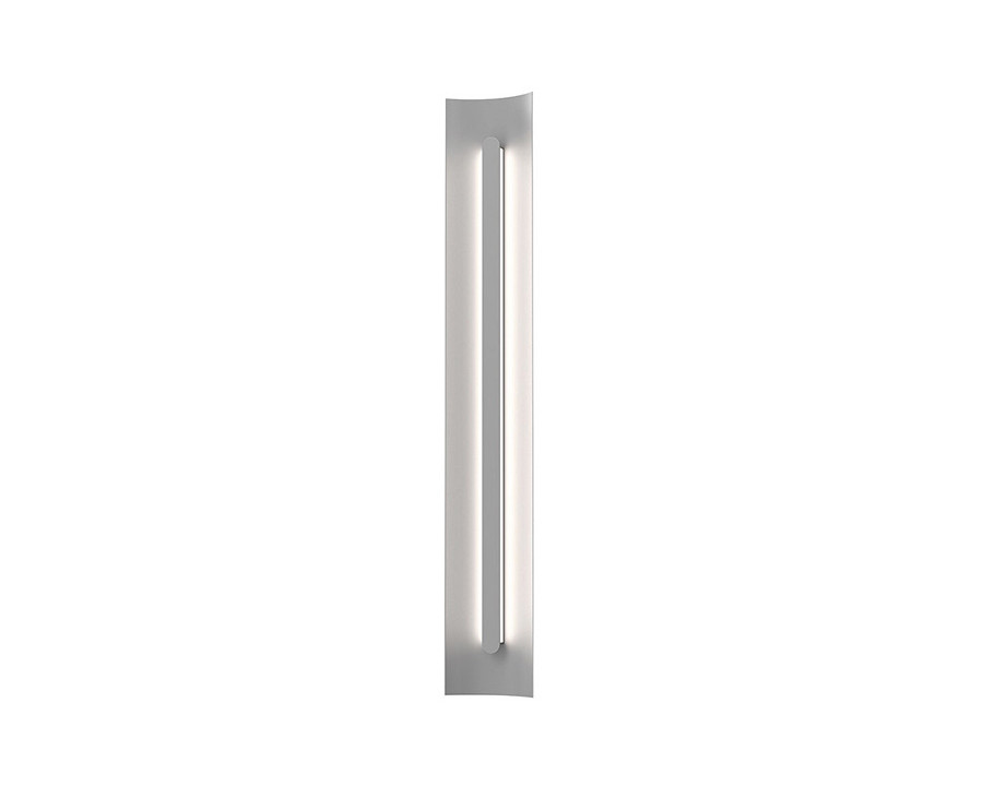 Sonneman Tairu LED Sconce - Textured Gray, 36"