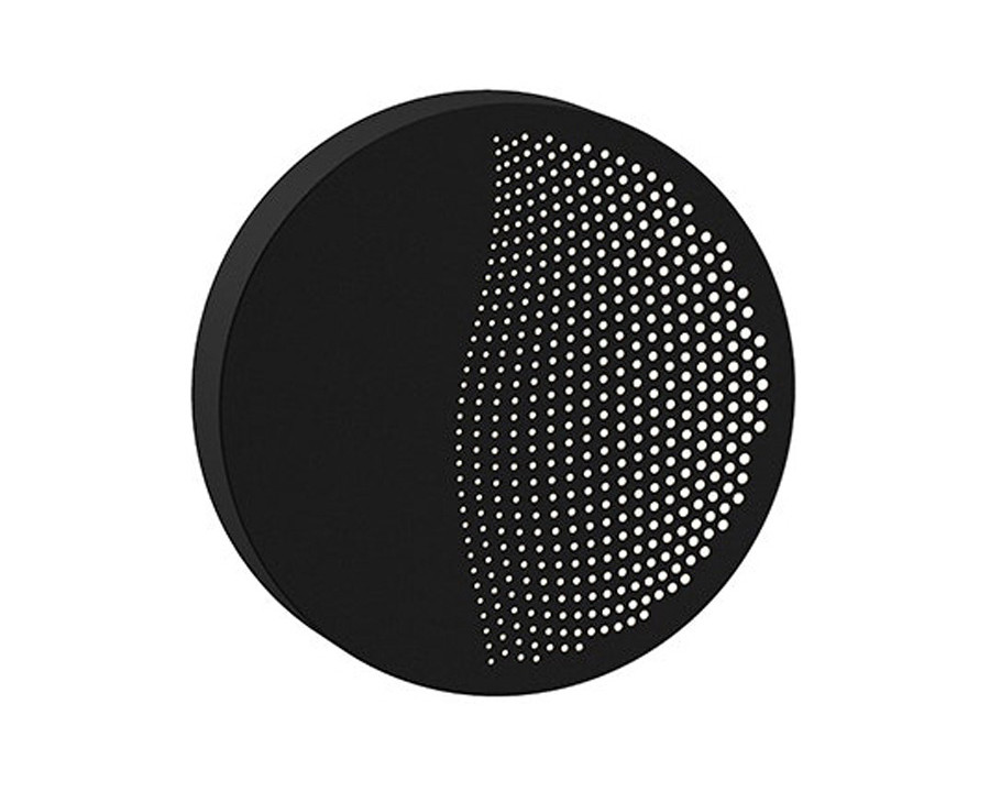 Sonneman Dotwave LED Sconce - Textured Black, Small, Round