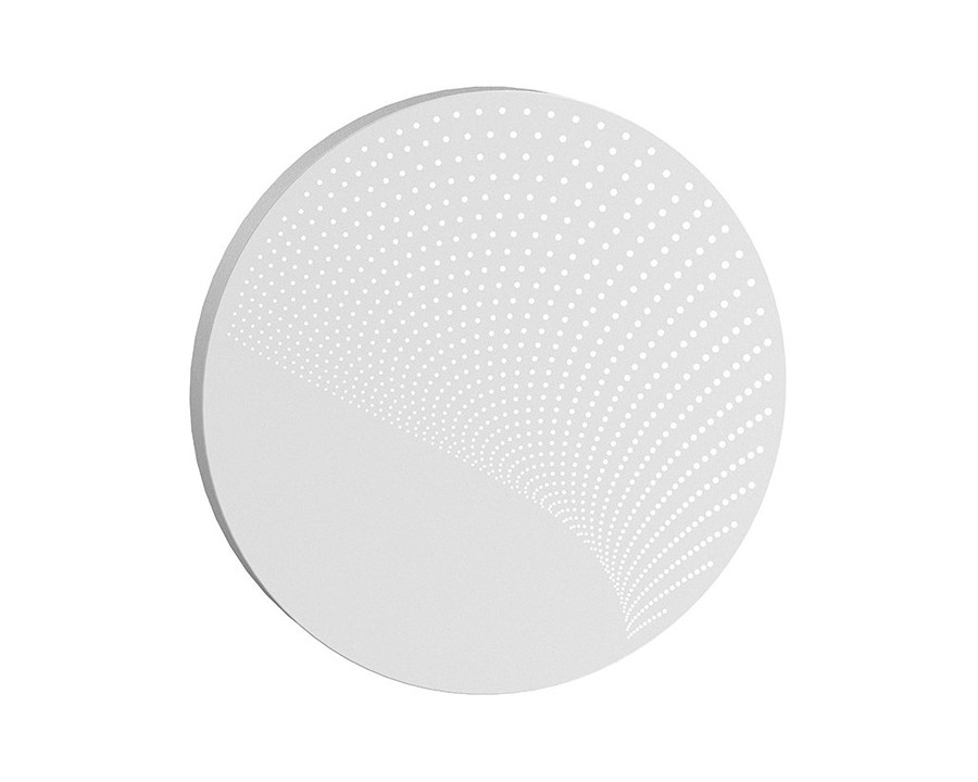 Sonneman Dotwave LED Sconce - Textured White, Large, Round