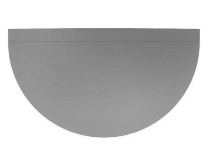 Sonneman Mezza Cupola LED Sconce - Textured Gray, 8"