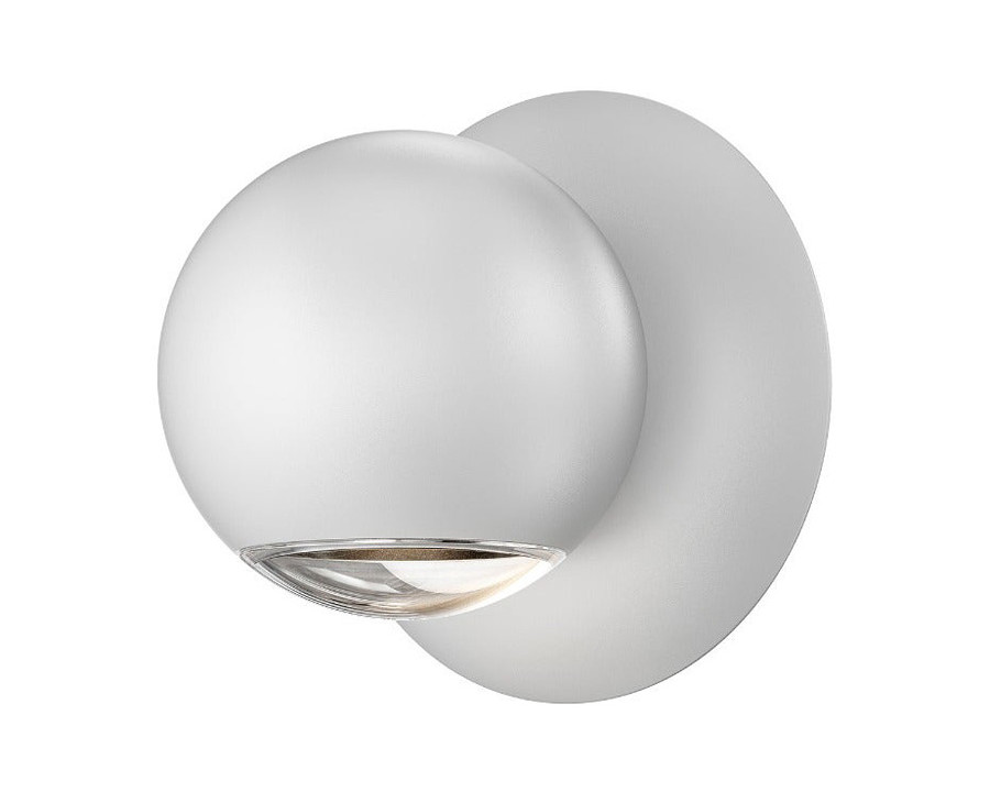 Sonneman Hemisphere Sconce - Textured White, One Sided