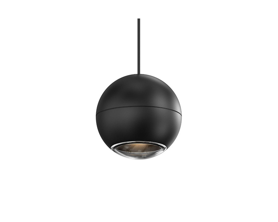 Sonneman Hemisphere Pendant - Textured Black, 1-Light