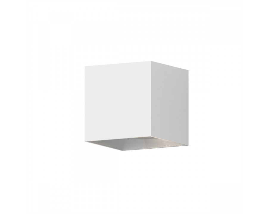 Sonneman QB Sconce - Large, Textured White