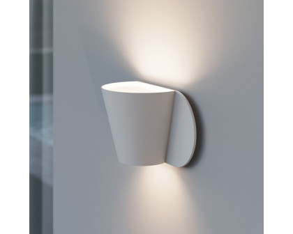 Sonneman Kaliko Sconce - Textured White