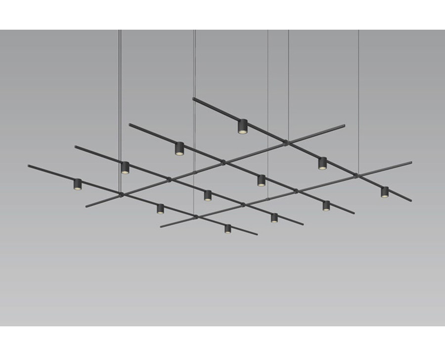 Sonneman - Suspenders 96" x 96" Gridscape with Power Precise Direct Mount Cylinders