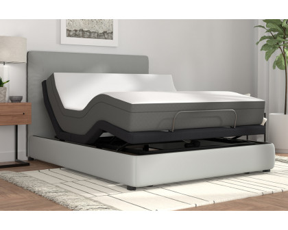 South Bay - 10" Medium Gel Infused Memory Foam Mattress and Model H Adjustable Bed Base