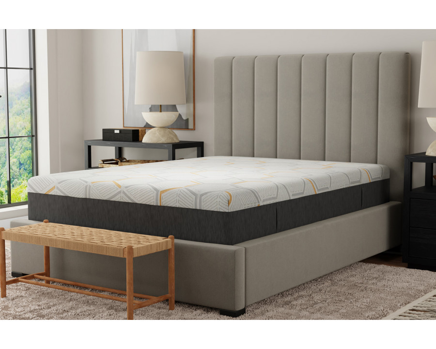 South Bay 12" Medium Copper Gel Infused Premium Memory Foam Mattress - King Split Head Size