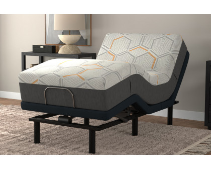 South Bay - 12" Medium Copper Gel Infused Premium Memory Foam Mattress and Model 3 Adjustable Bed Base