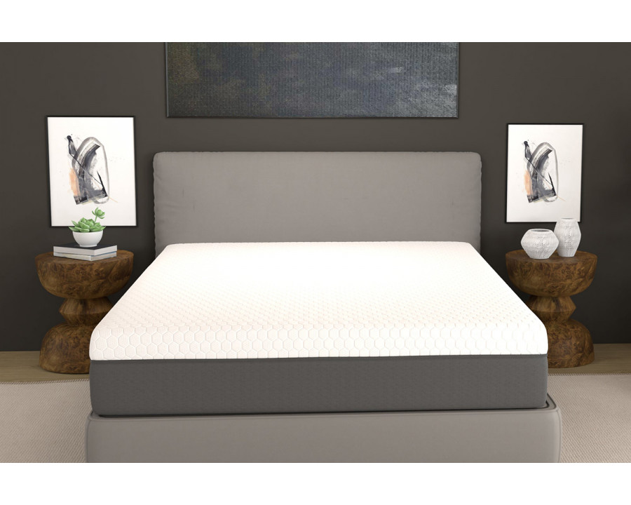 South Bay 12" Medium Zoned Gel Infused Premium Memory Foam Mattress - Cal King Split Size