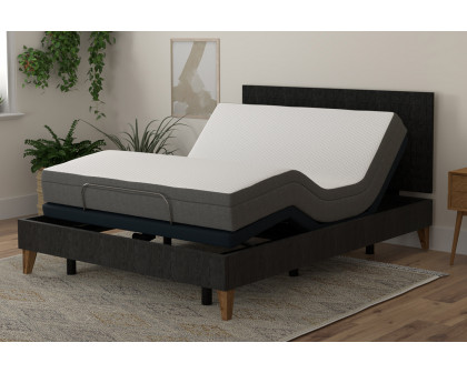 South Bay - 8" Firm Gel Infused Memory Foam Mattress and Model P Adjustable Bed Base