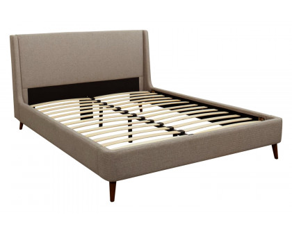 South Bay Brooklyn Upholstered Bed Frame - Beige, King Size