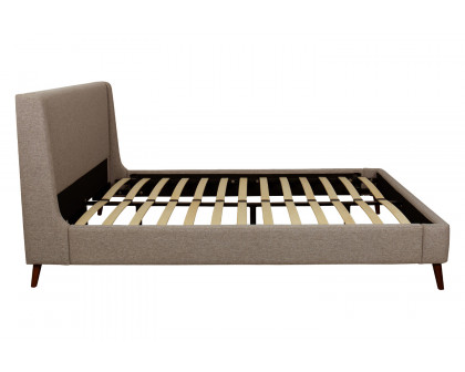 South Bay Brooklyn Upholstered Bed Frame - Beige, Full Size