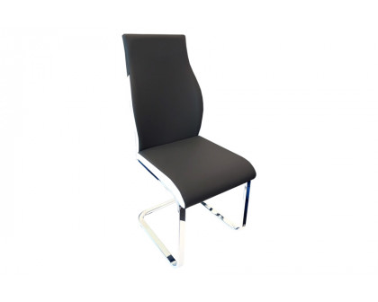 Stanza Crystal Dining Chair - Black & White