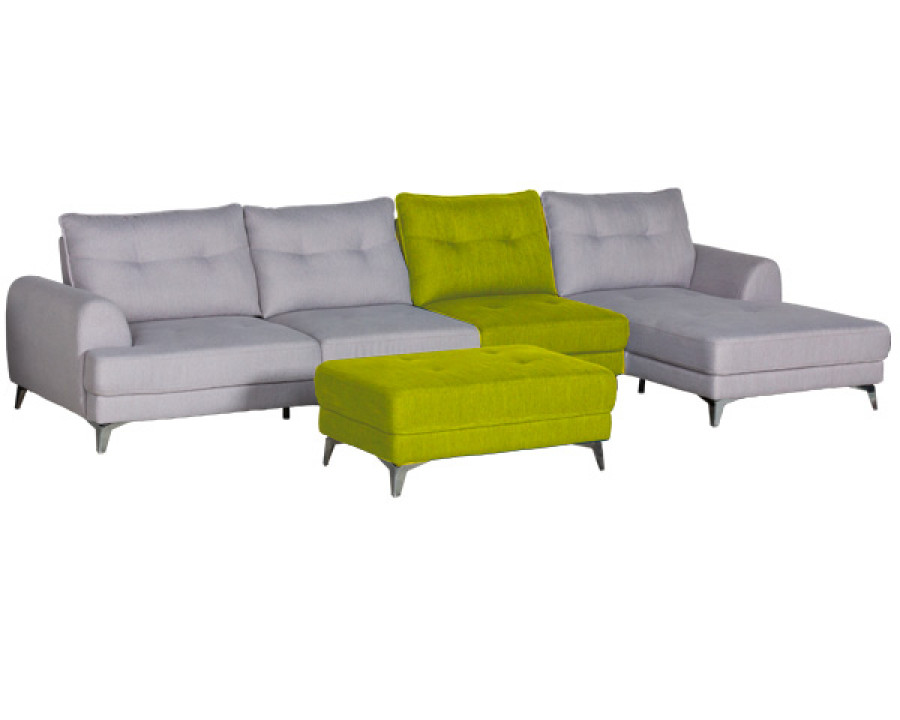 Stanza Alaska Sectional - Green/Gray