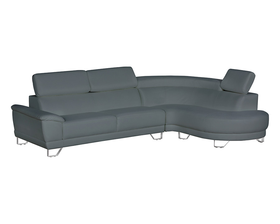 Stanza Almira Right Facing Sectional - Gray