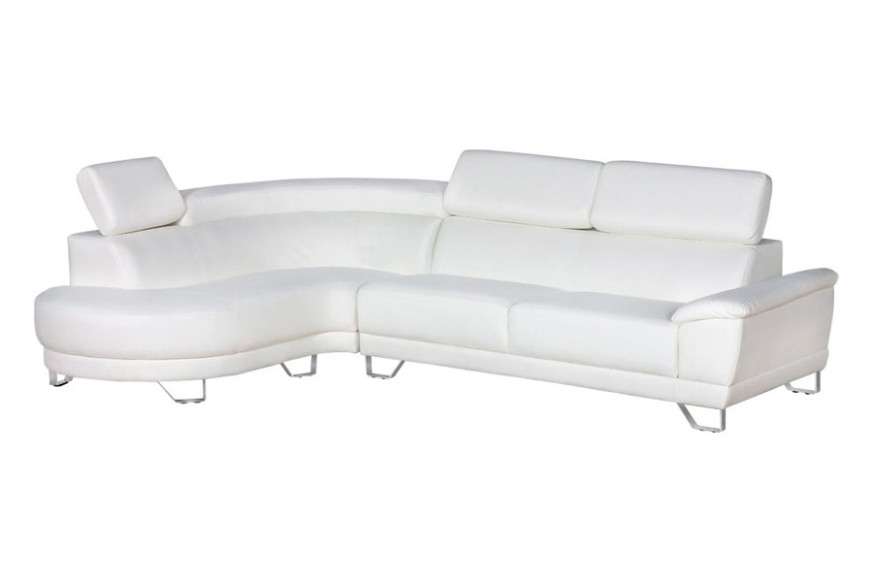 Stanza™ Almira Left Facing Sectional - White