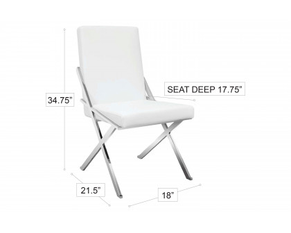 Stanza Amber Dining Chair - White