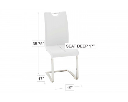 Stanza Andes Dining Chair - White