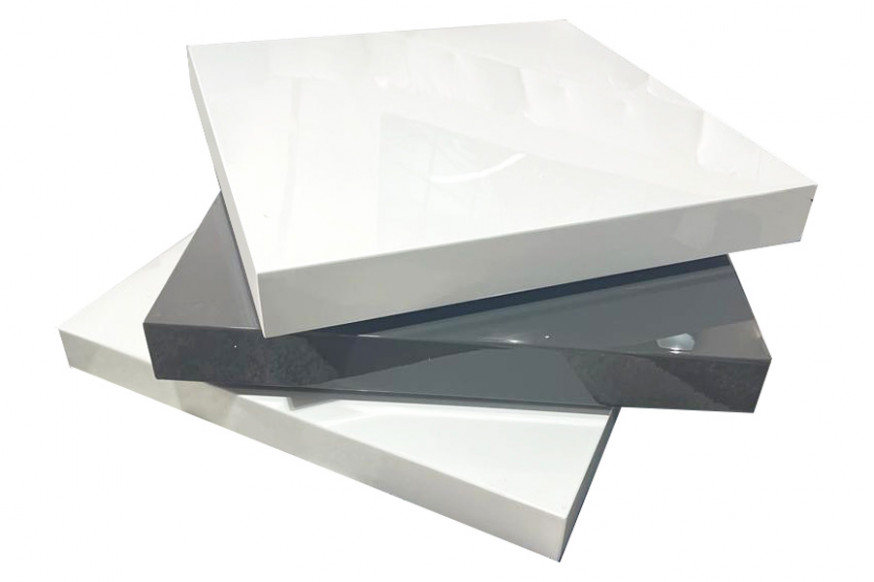 Stanza™ Aria Coffee Table - Gray/White