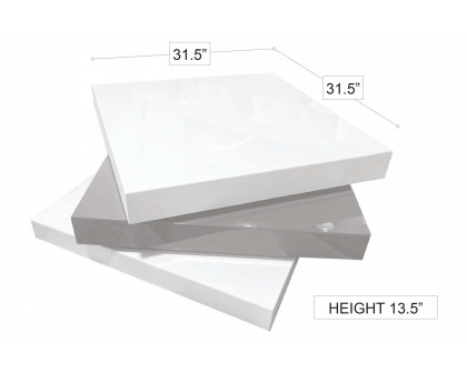 Stanza™ Aria Coffee Table - Gray/White