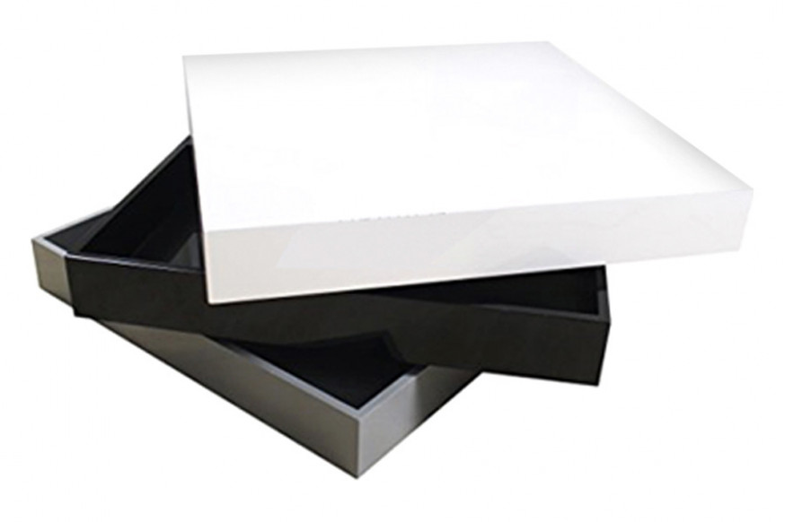 Stanza™ Aria Coffee Table - White/Black/Gray