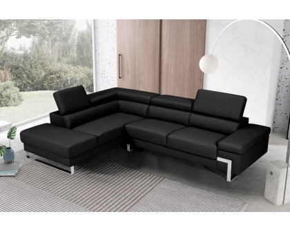 Stanza™ Athena Left Facing Sectional - Black