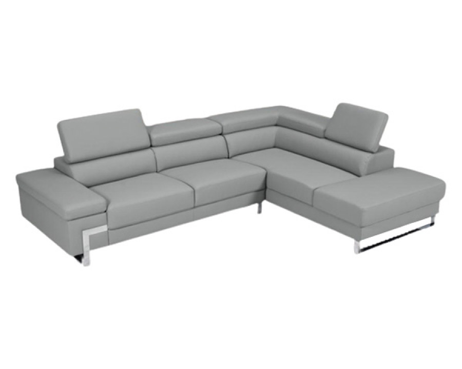 Stanza Athena Right Facing Sectional - Gray