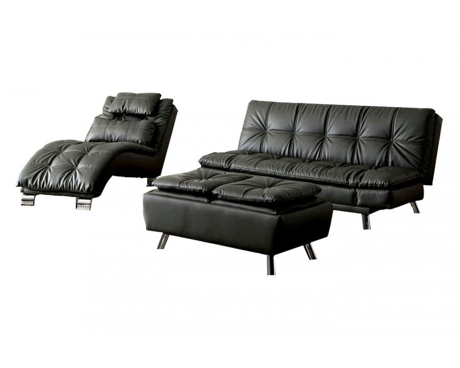 Stanza Ayleen Living Room Set - Black