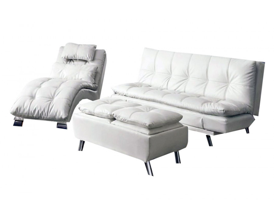 Stanza Ayleen Living Room Set - White