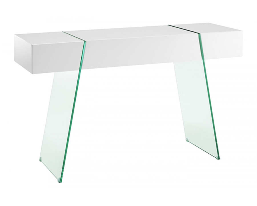 Stanza Bronx Console Table - White