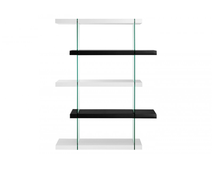 Stanza Bronx Shelf - White/Black