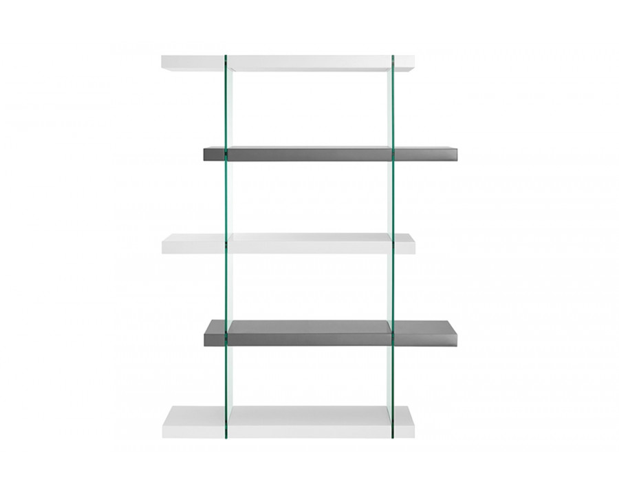 Stanza Bronx Shelf - White/Gray