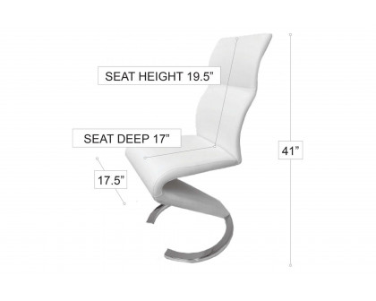 Stanza Cloud Dining Chair - White