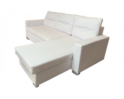 Stanza Daniel Reversible Sectional - White