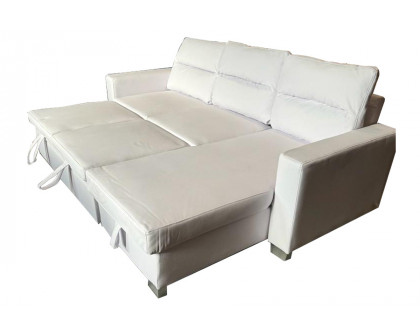 Stanza Daniel Reversible Sectional - White