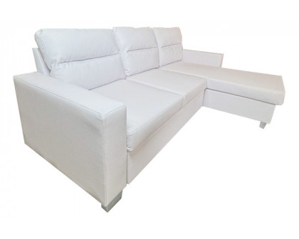 Stanza Daniel Reversible Sectional - White