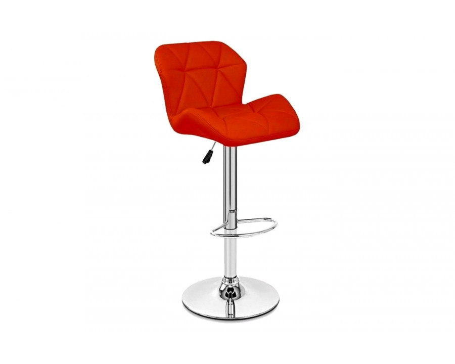 Stanza Diamond Barstool - Red