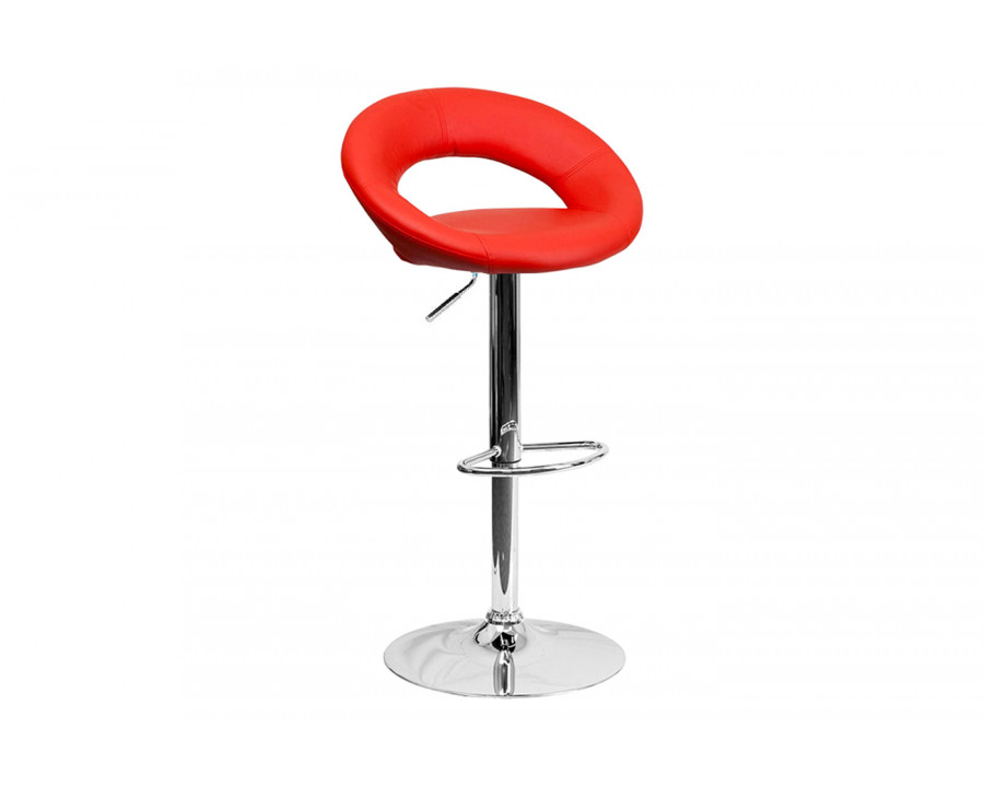 Stanza Donut Barstool - Red