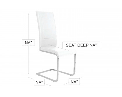 Stanza Eliane Dining Chair - White